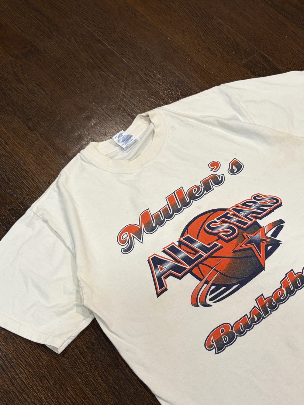 90s Mullens All Stars Basketball white Shirt